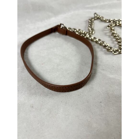 Rebecca Minkoff Fringed Leather Crossbody Bag Purse IPhone Holder Camel 6 x 4 - Picture 6 of 6